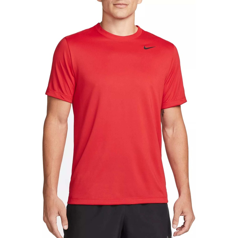 Nike Dri-FIT Mens Training T-Shirt University Red Short Sleeve AR6029-657 Large